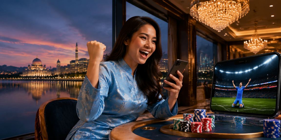 Pemain menikmati pengalaman kasino mudah alih 79200 di Putrajaya